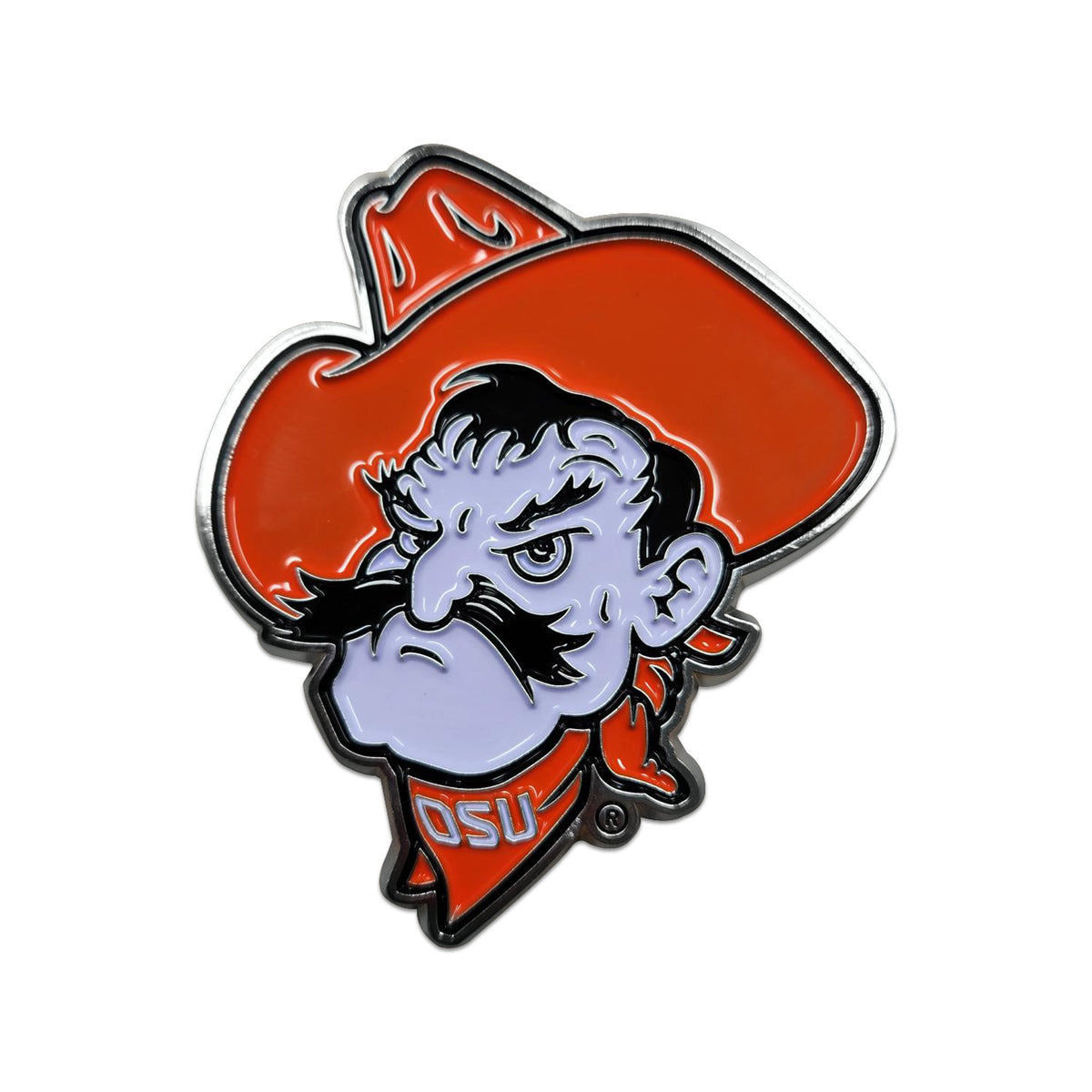 NCAA Oklahoma State Cowboys Logo Brands Color Metal Emblem