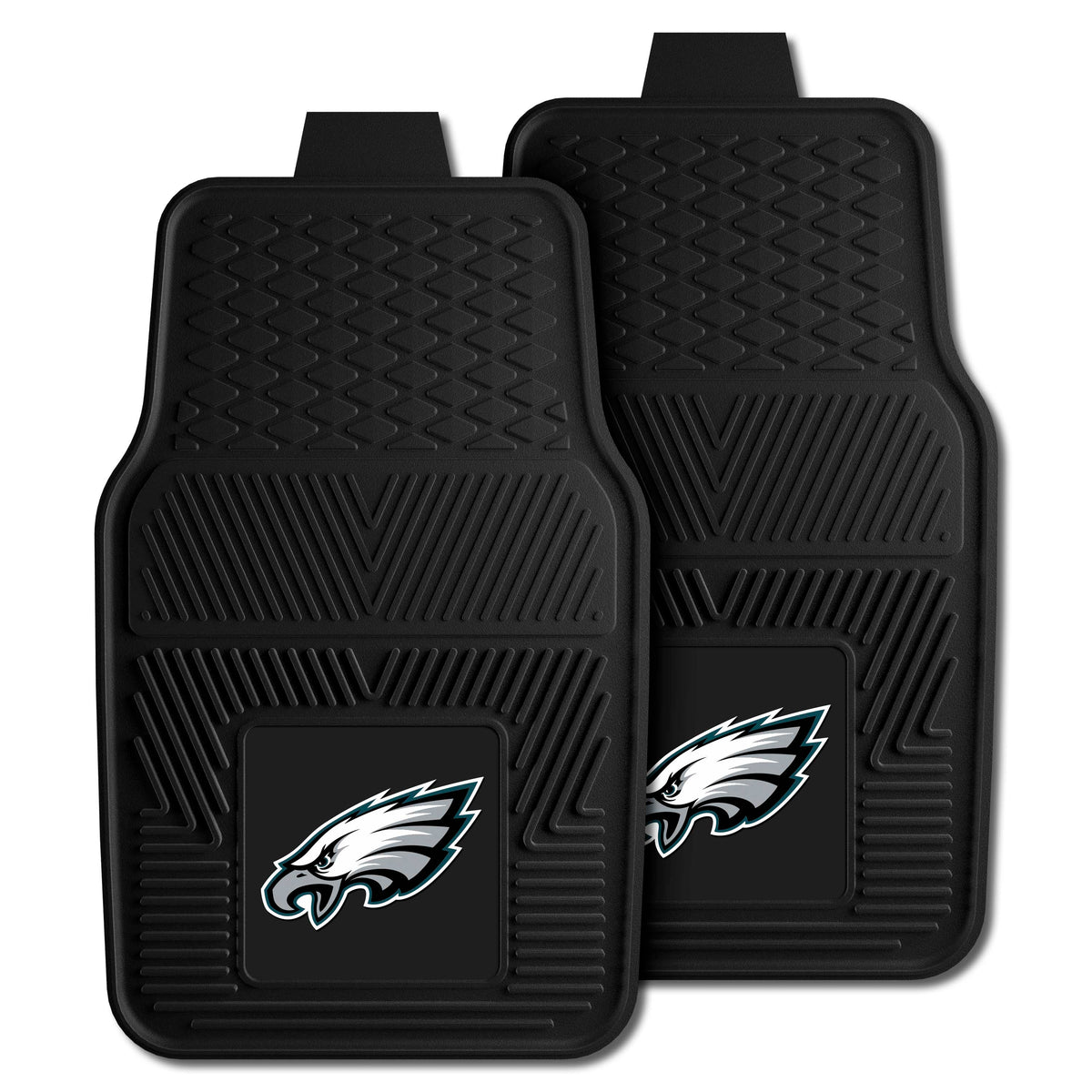 NFL NFL Philadelphia Eagles Logo Brands 2-Pack Vinyl Car Mat Set