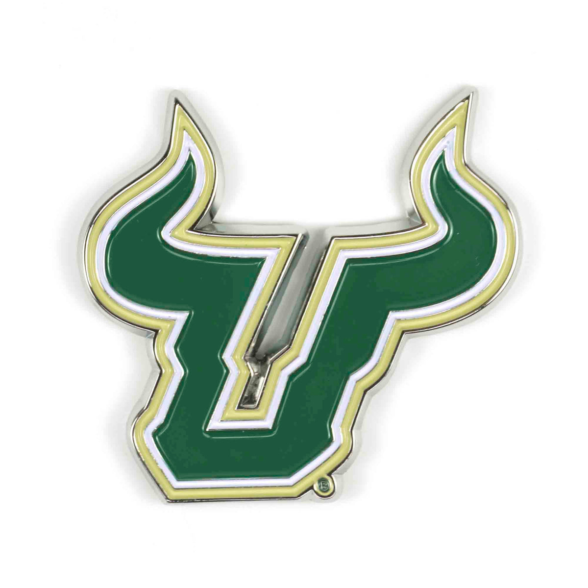NCAA Southern Florida Bulls Logo Brands Color Metal Emblem