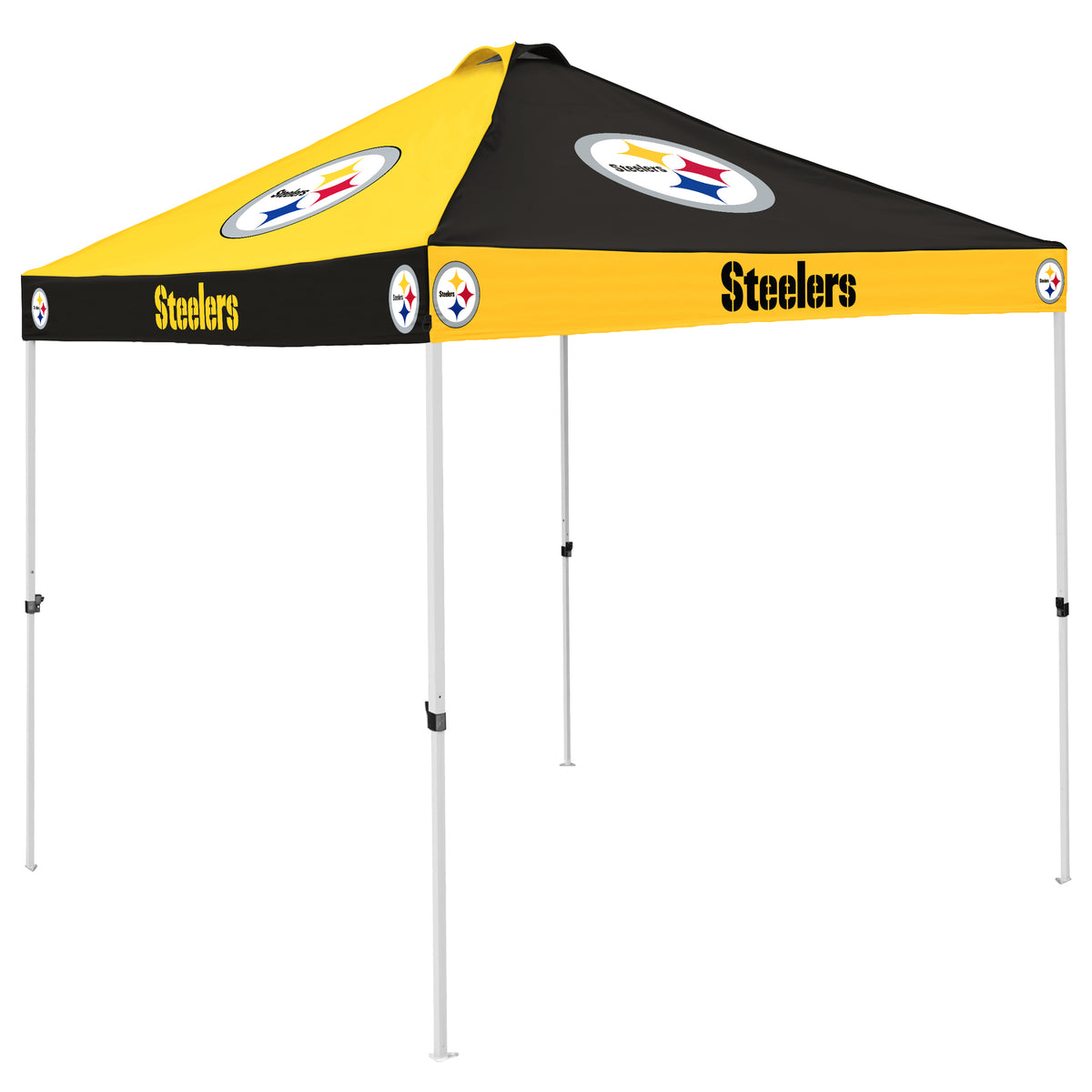 NFL Pittsburgh Steelers Logo Brands Checkerboard Canopy