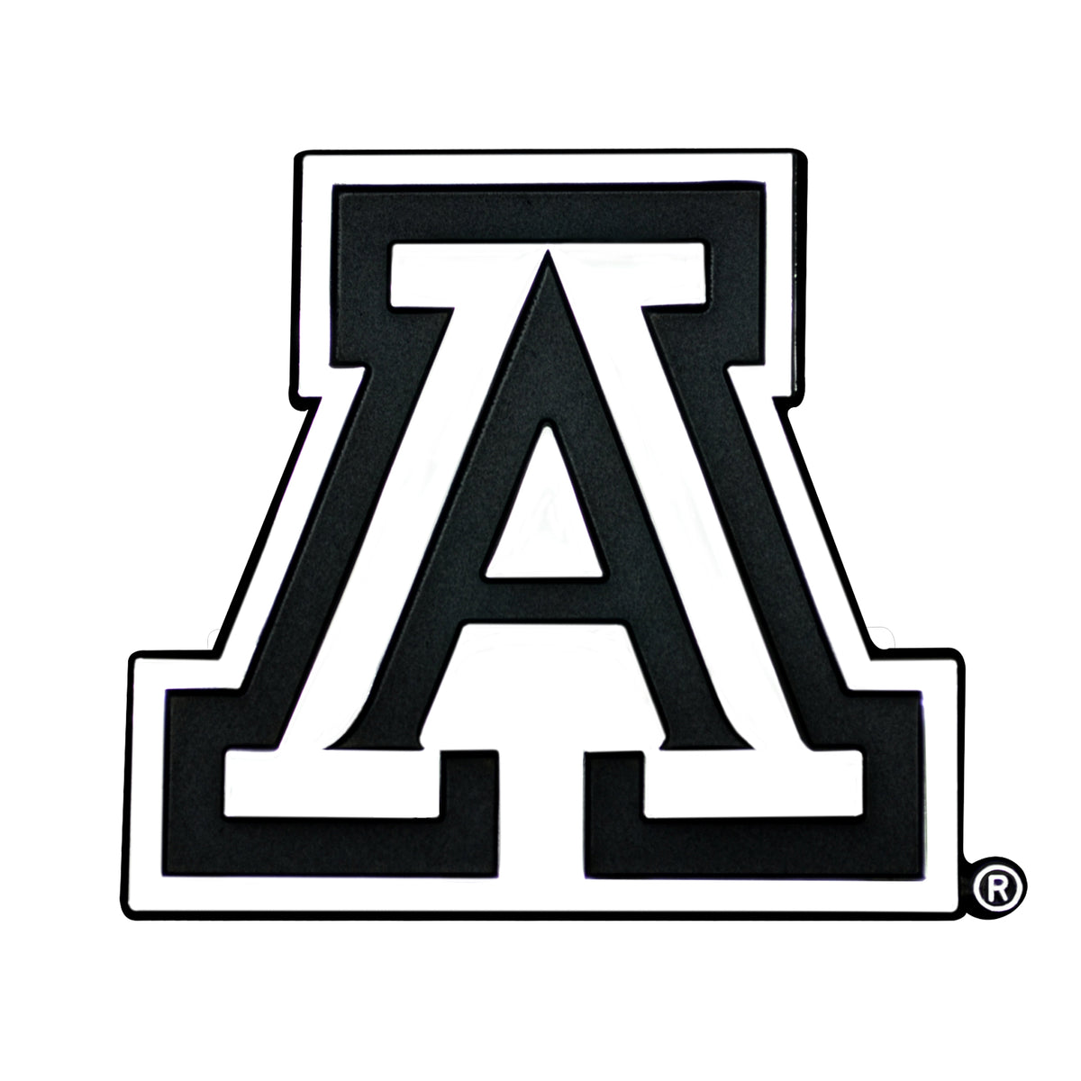 NCAA Arizona Wildcats Logo Brands Chrome Metal Emblem