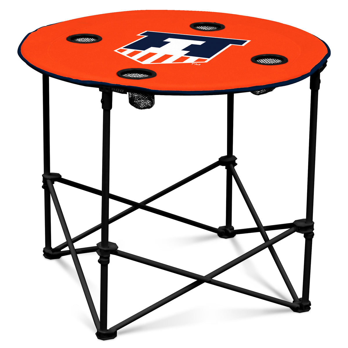 NCAA Illinois Fighting Illini Logo Brands Round Table