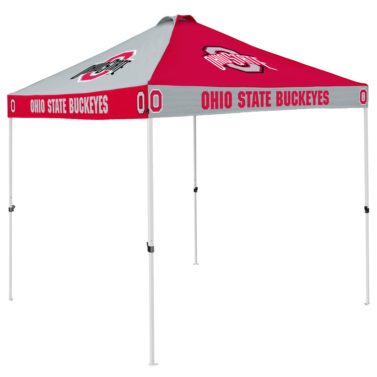 NCAA Ohio State Buckeyes Logo Brands Checkerboard Canopy