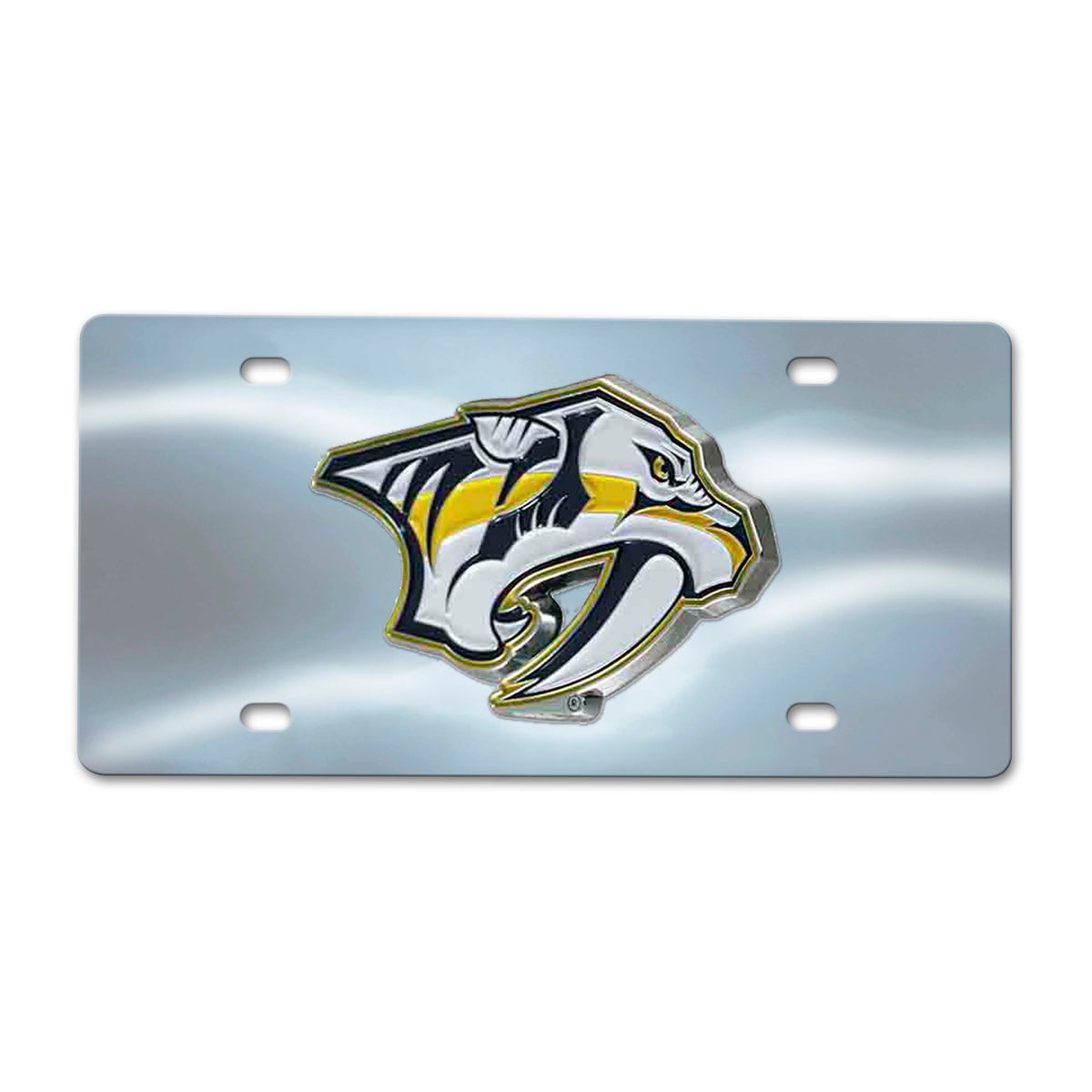 NHL Nashville Predators Logo Brands Chrome Diecast License Plate