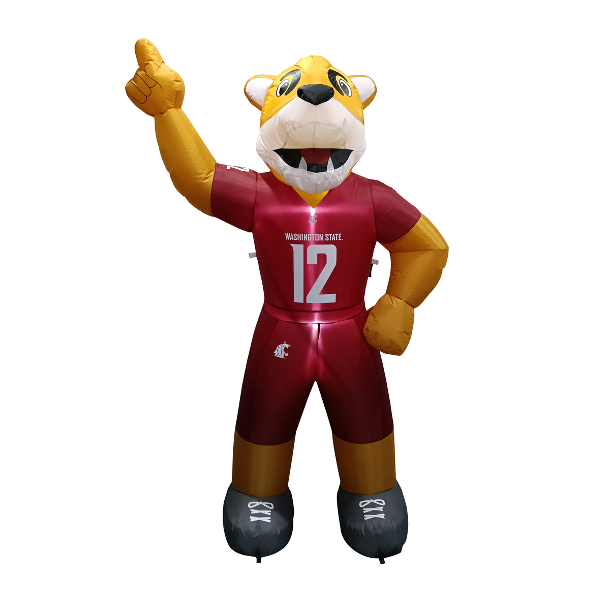 NCAA Washington State Cougars Logo Brands 7 Foot Yard Inflatable Mascot