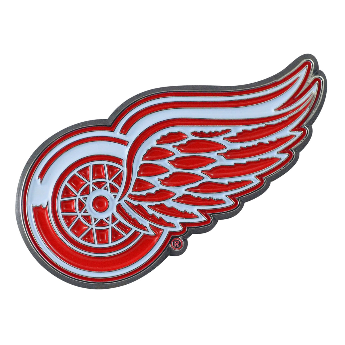 NHL Detroit Red Wings Logo Brands Color Metal Emblem