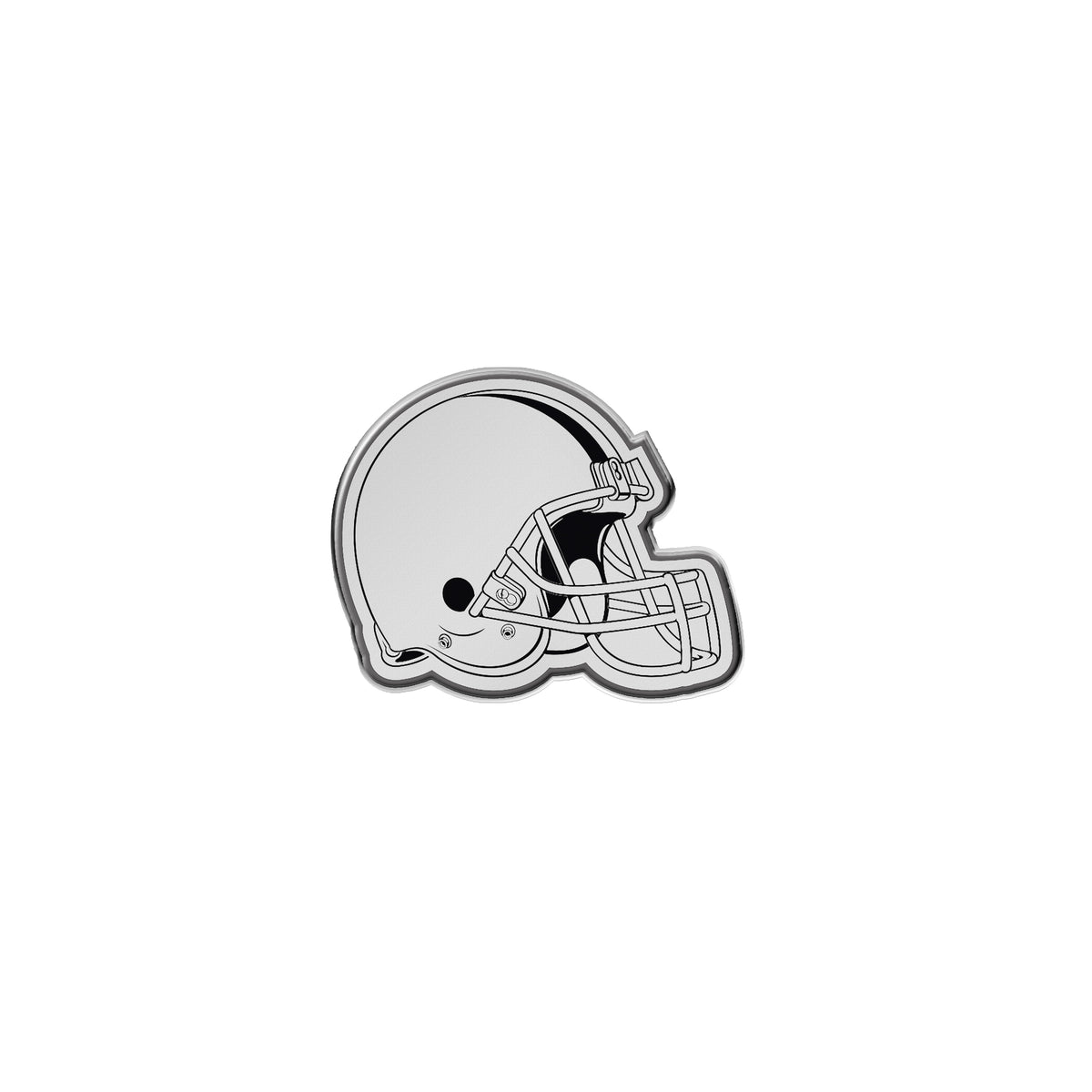 NFL Cleveland Browns Logo Brands Chrome Metal Emblem