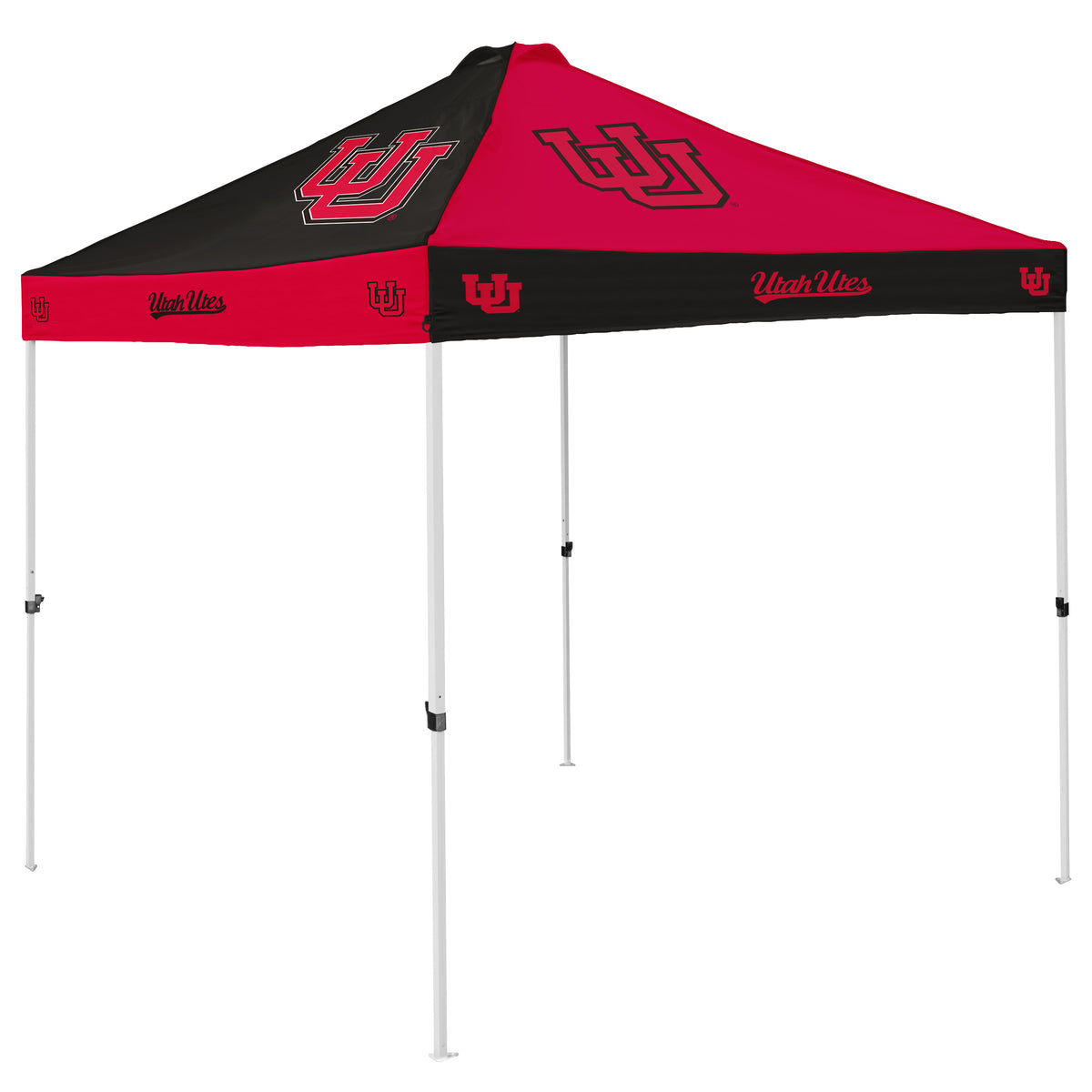 NCAA Utah Utes Logo Brands Checkerboard Canopy