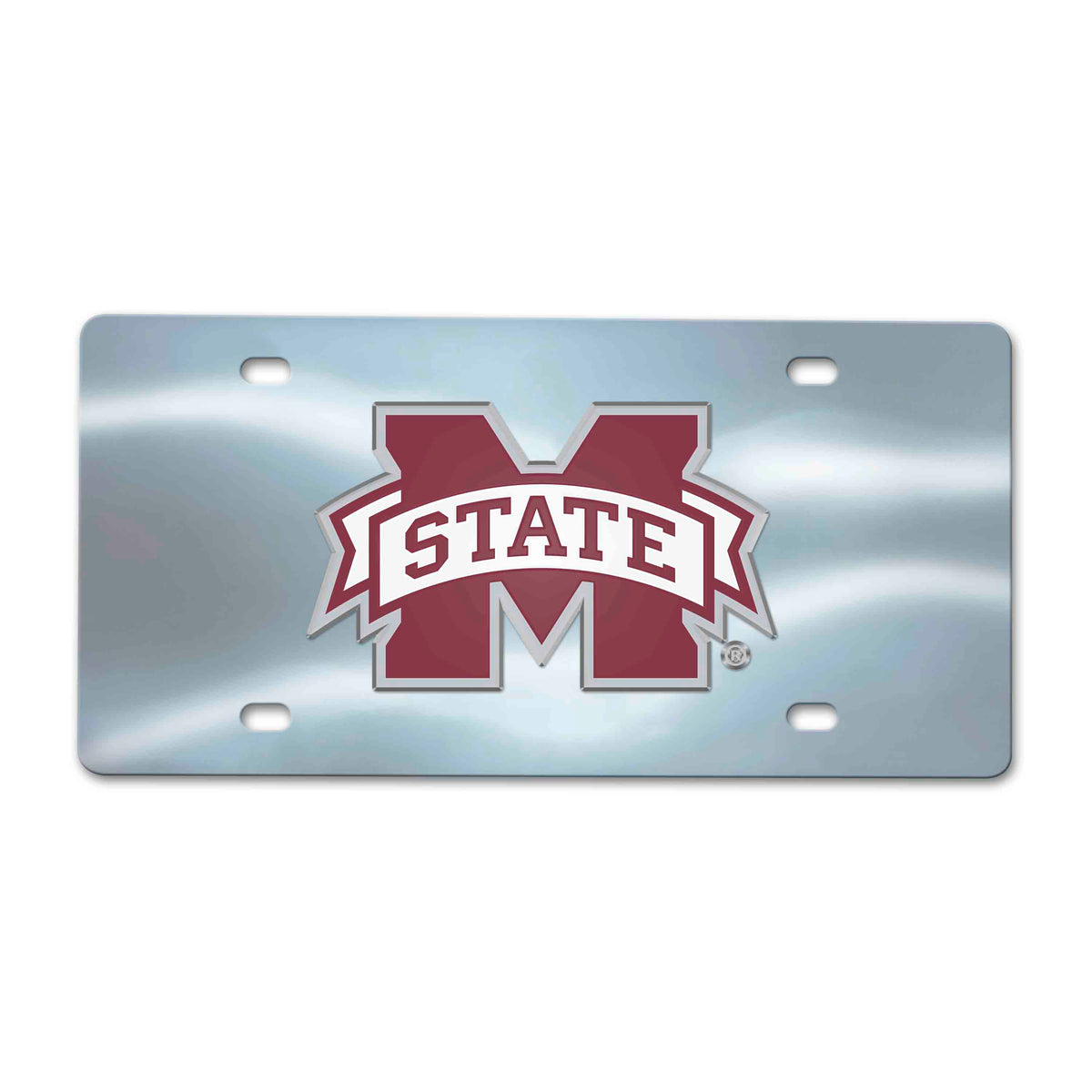 NCAA Mississippi State Bulldogs Logo Brands Chrome Diecast License Plate