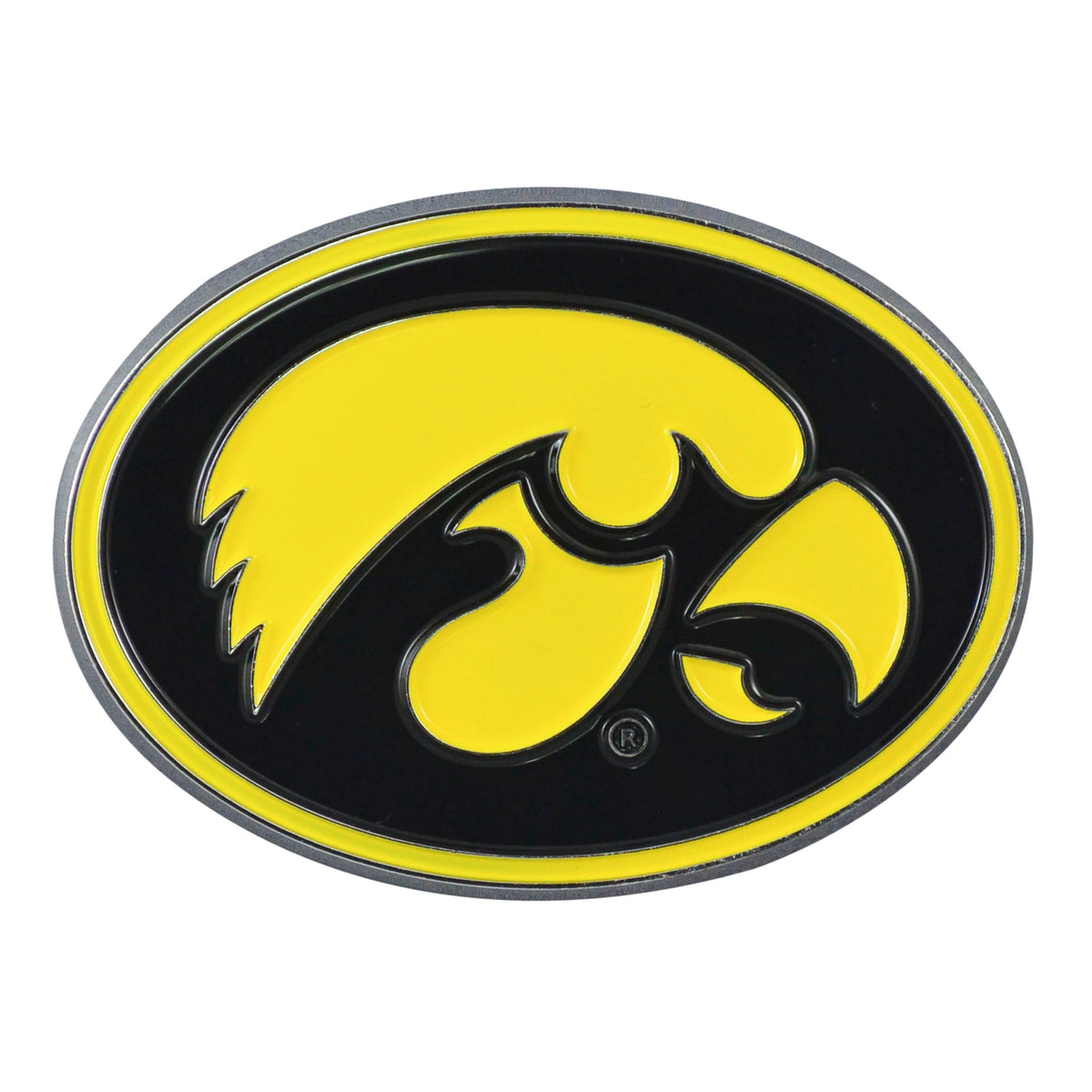 NCAA Iowa Hawkeyes Logo Brands Color Metal Emblem
