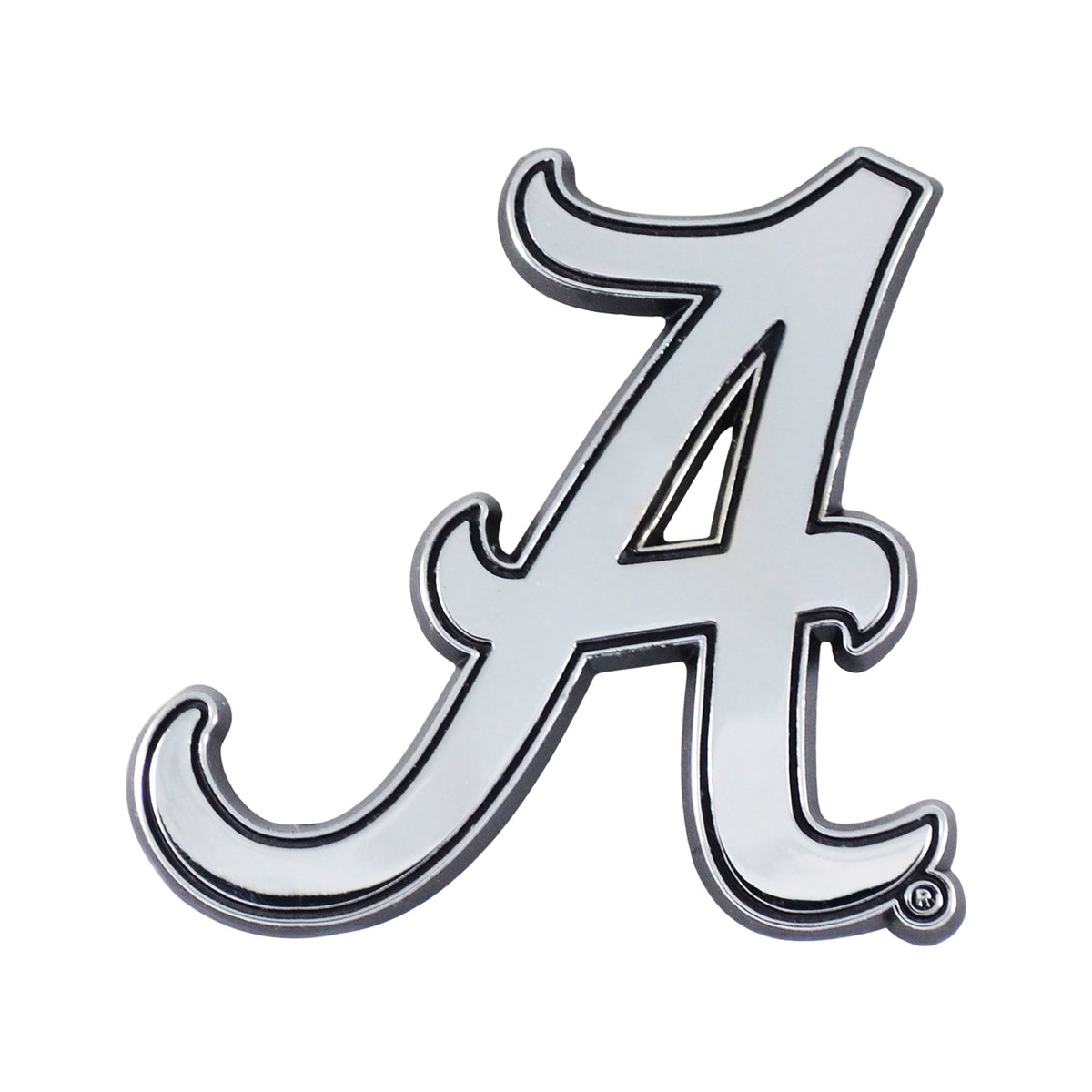NCAA Alabama Crimson Tide Logo Brands Chrome Metal Emblem