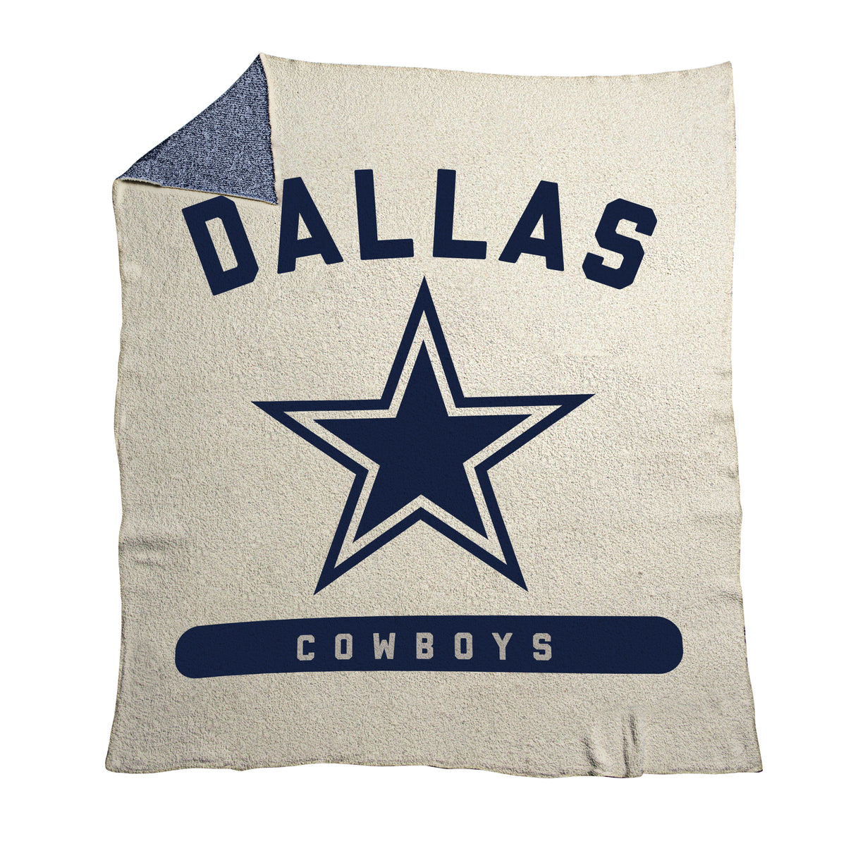 NFL Dallas Cowboys Logo Brands 50x60 Luxe Dreams Throw