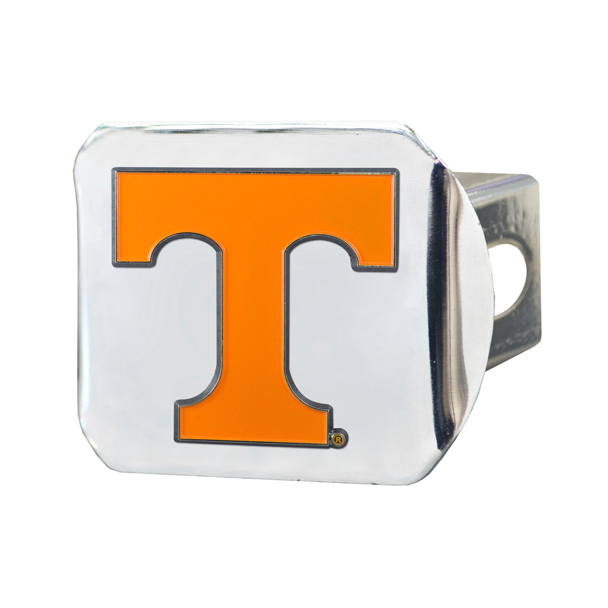 NCAA Tennessee Volunteers Logo Brands Color on Chrome Hitch Cover