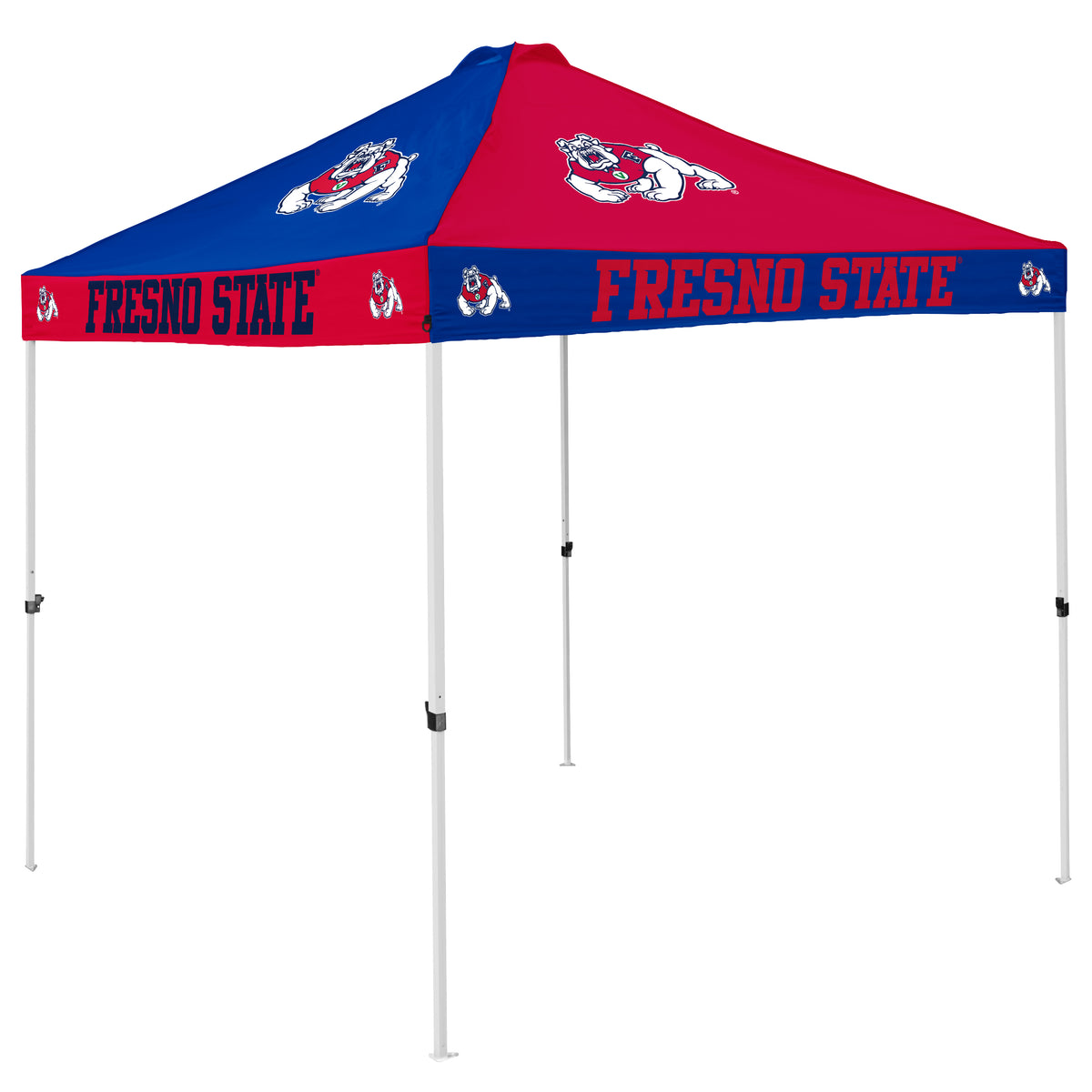 NCAA Fresno State Bulldogs Logo Brands Checkerboard Canopy