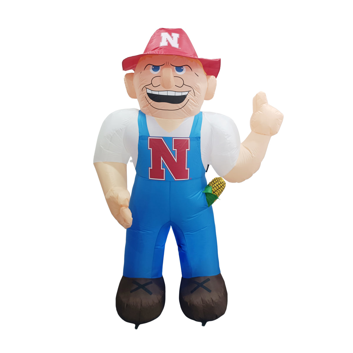 NCAA Nebraska Cornhuskers Logo Brands 7 Foot Yard Inflatable Mascot