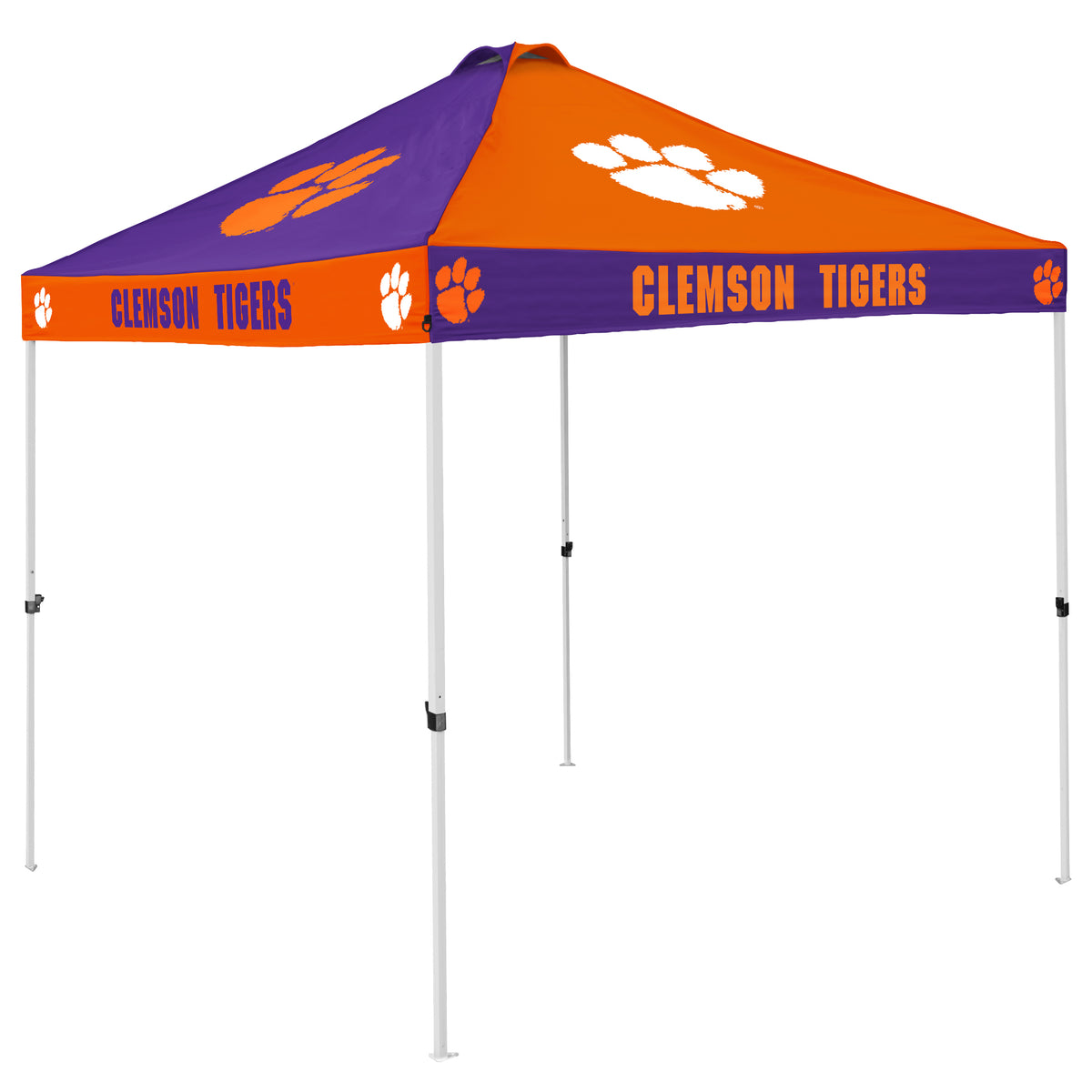 NCAA Clemson Tigers Logo Brands Checkerboard Canopy
