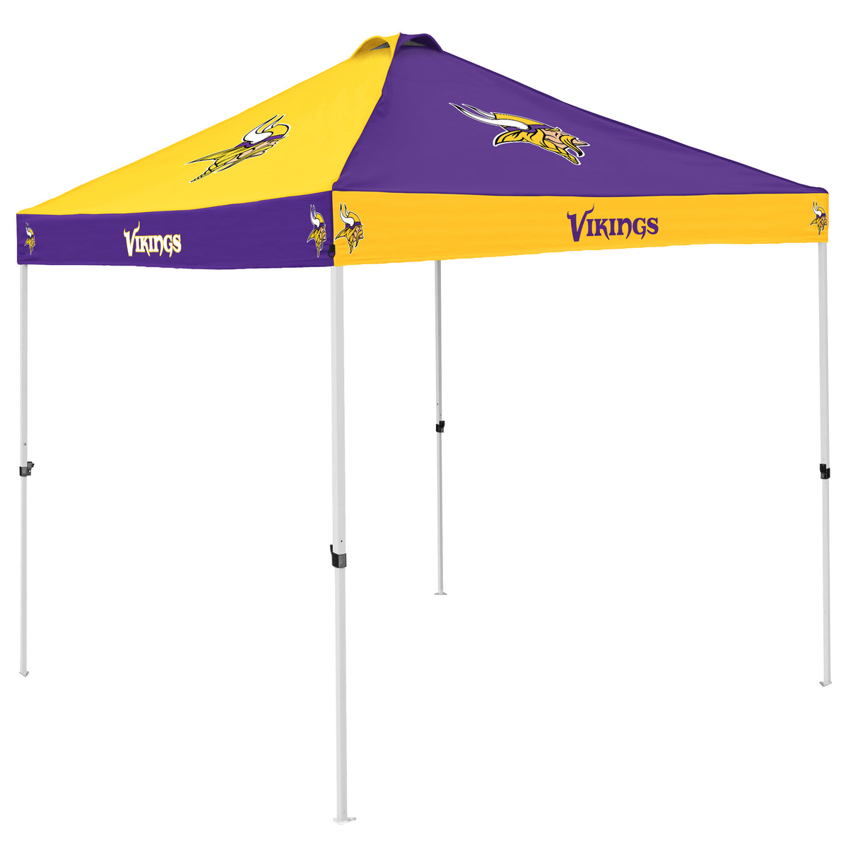 NFL Minnesota Vikings Logo Brands Checkerboard Canopy