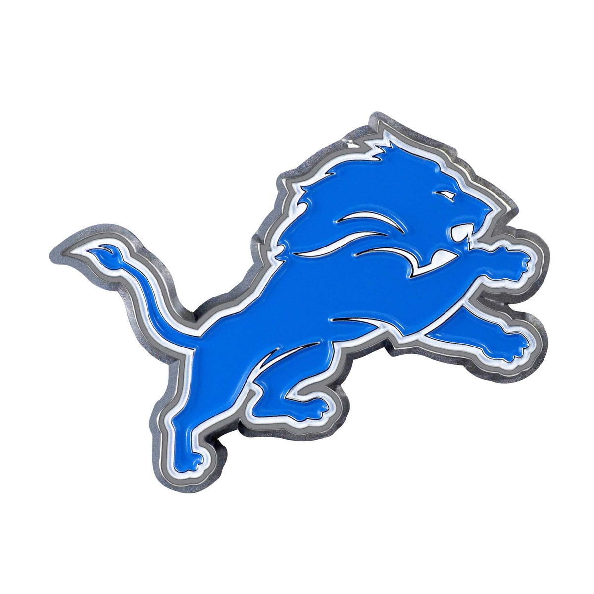 NFL Detroit Lions Logo Brands Color Metal Emblem