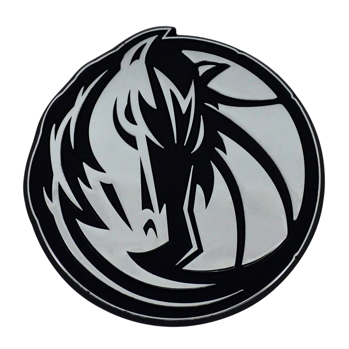 NBA Dallas Mavericks Logo Brands Chrome Metal Emblem