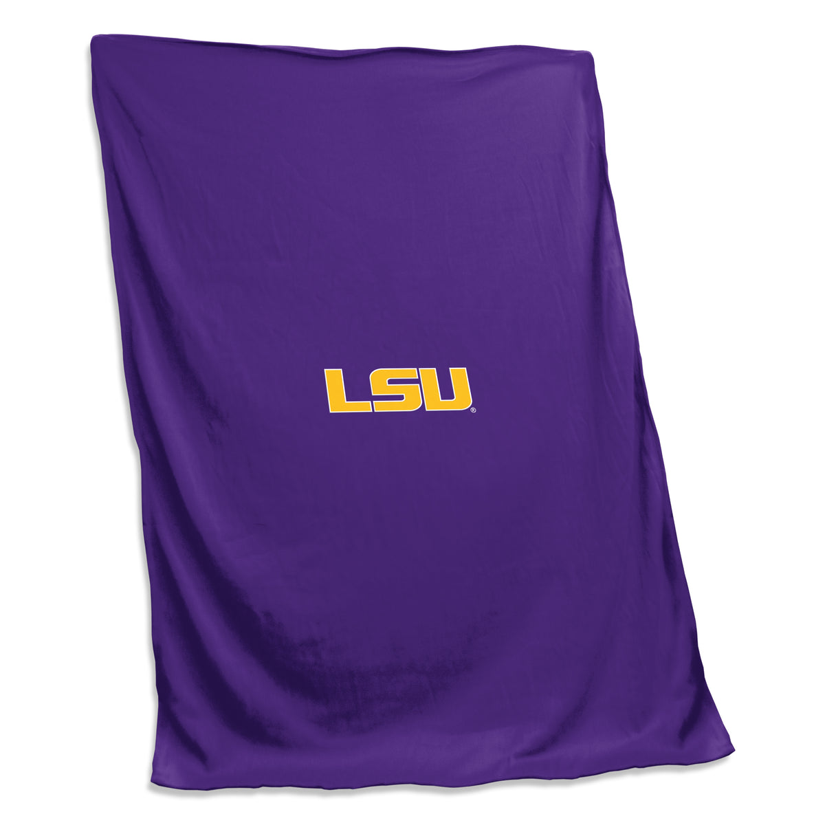 NCAA LSU Tigers Logo Brands Sweatshirt Blanket