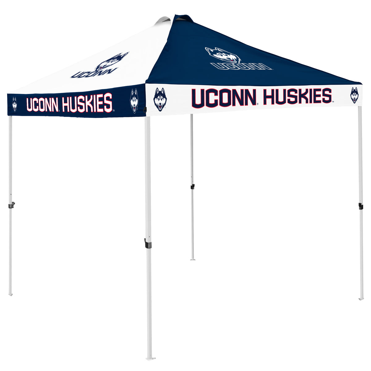 NCAA UConn Huskies Logo Brands Checkerboard Canopy