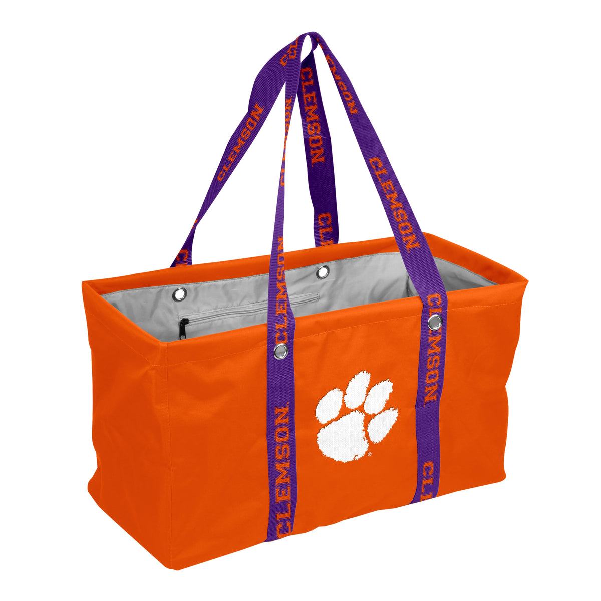 NCAA Clemson Tigers Logo Brands Picnic Caddy with Dig Strap