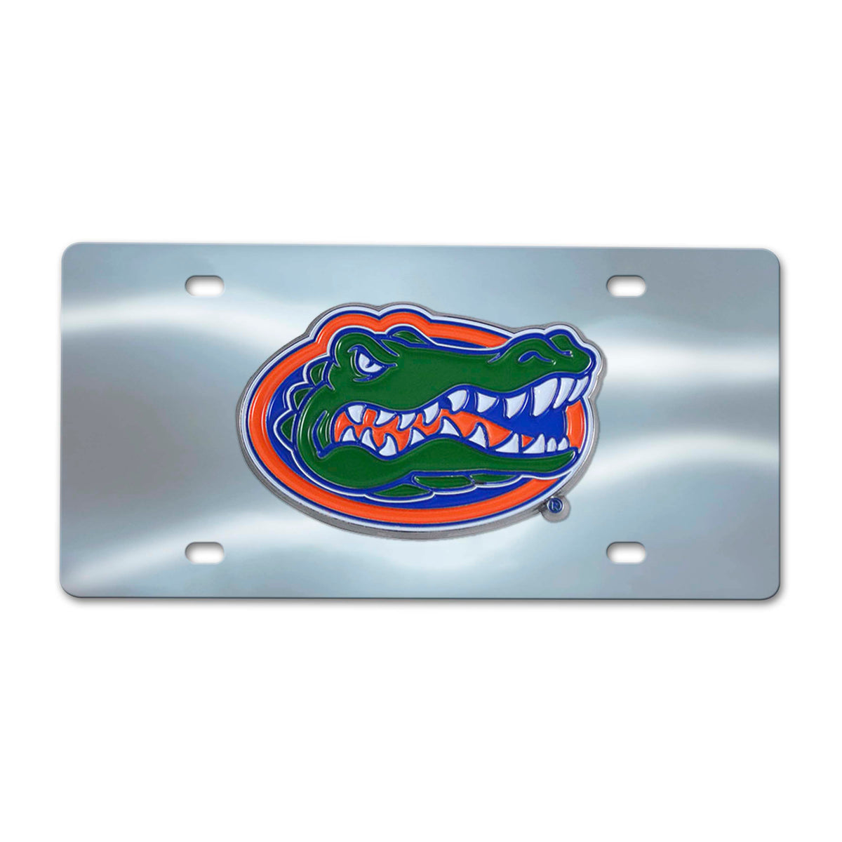 NCAA Florida Gators Logo Brands Chrome Diecast License Plate