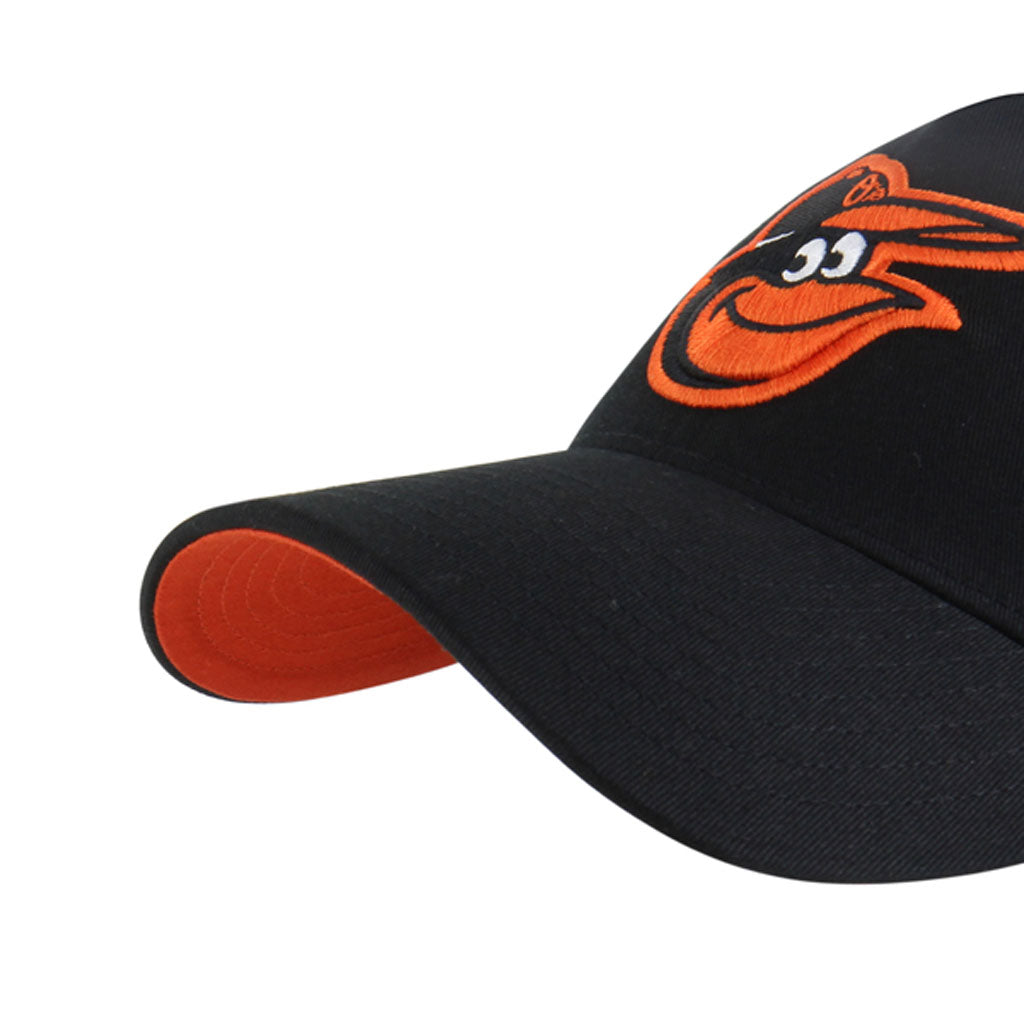 MLB Baltimore Orioles '47 Ballpark Under Visor Mesh Trucker Snapback Hat - Black