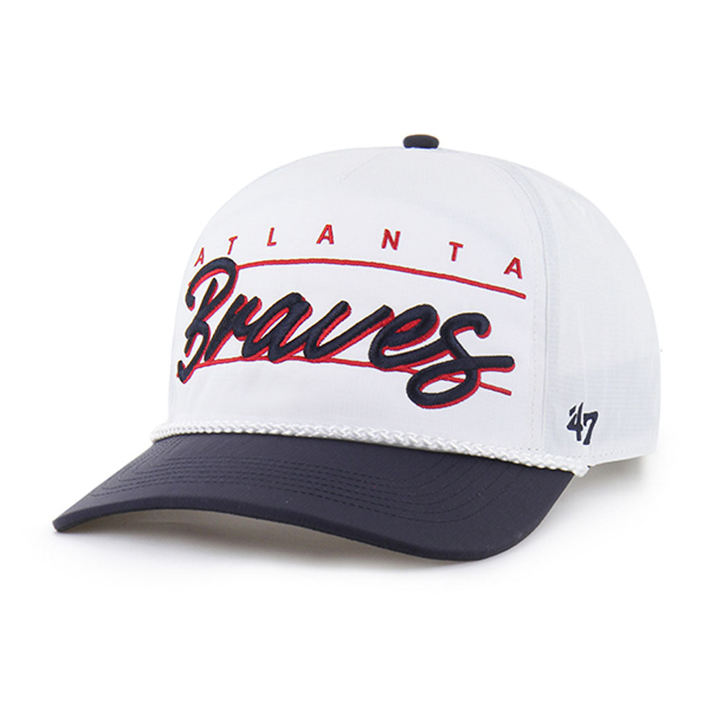 MLB Atlanta Braves '47 Condor Two-Tone Hitch Adjustable Hat - White
