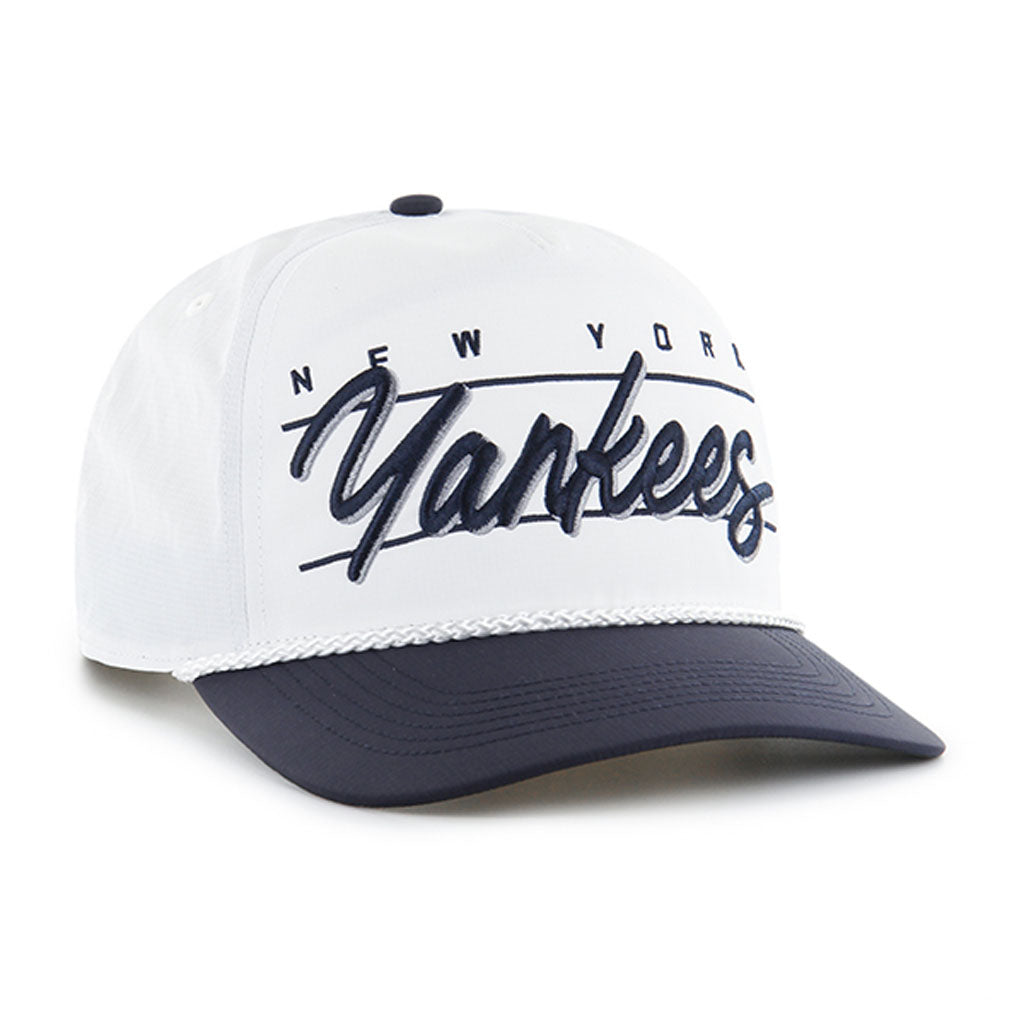 MLB New York Yankees '47 Condor Two-Tone Hitch Adjustable Hat - White