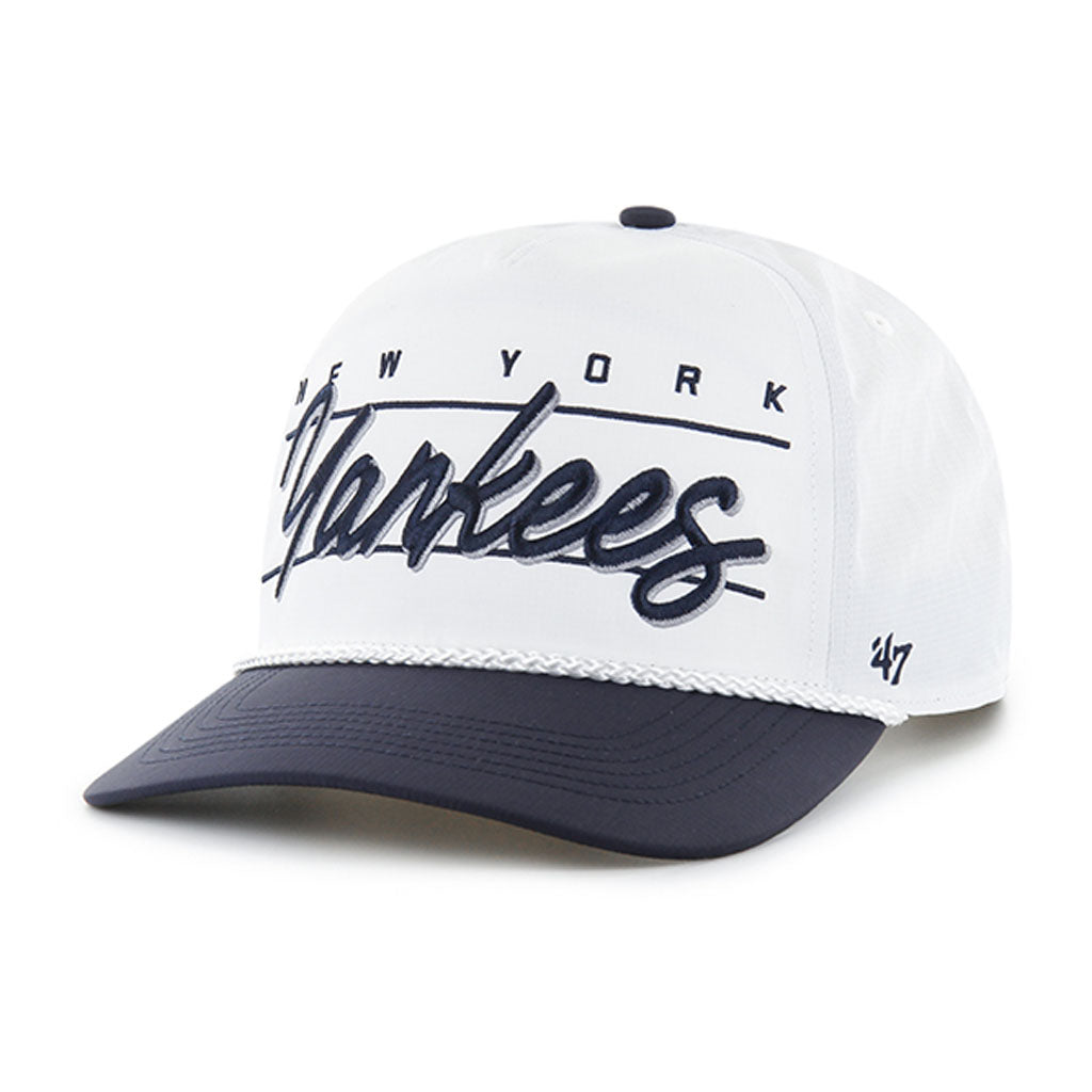 MLB New York Yankees '47 Condor Two-Tone Hitch Adjustable Hat - White