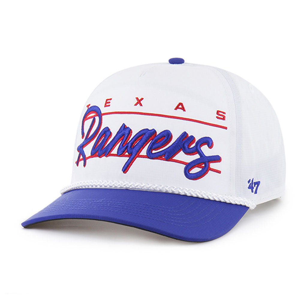 MLB Texas Rangers '47 Condor Two-Tone Hitch Adjustable Hat - White
