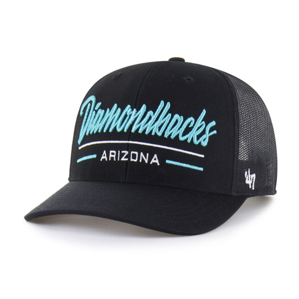 MLB Arizona Diamondbacks '47 Garner Trucker Hat - Black
