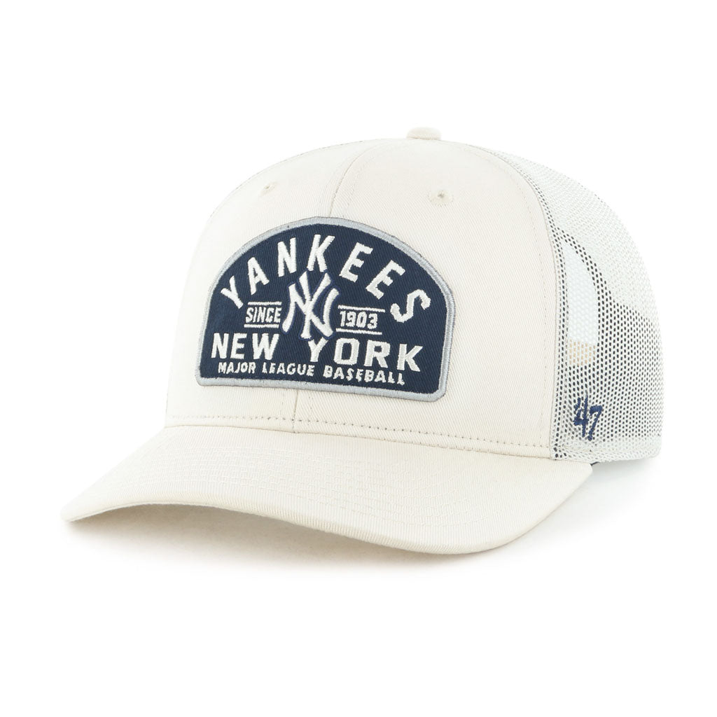 MLB New York Yankees '47 Leland Trucker Snapback Hat - Cream