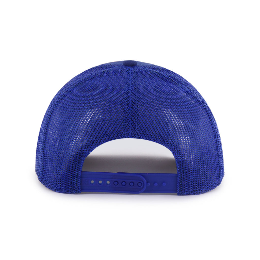 MLB Chicago Cubs '47 Vintage Pitstop Trucker Snapback Hat - Blue