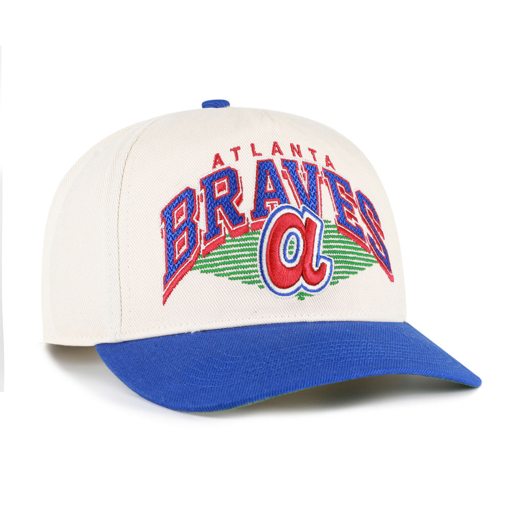 MLB Atlanta Braves '47 Pomona Two-Tone Hitch Adjustable Hat - Cream