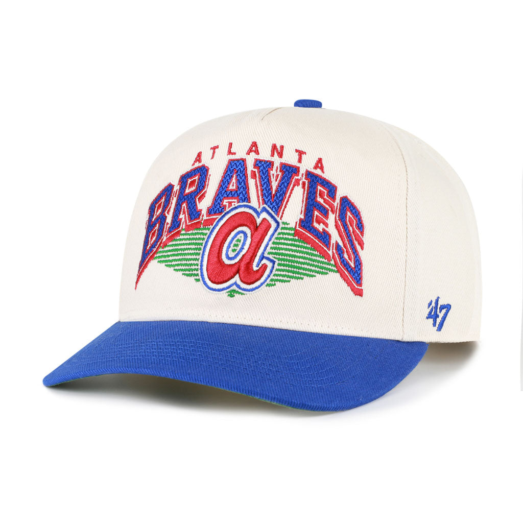 MLB Atlanta Braves '47 Pomona Two-Tone Hitch Adjustable Hat - Cream