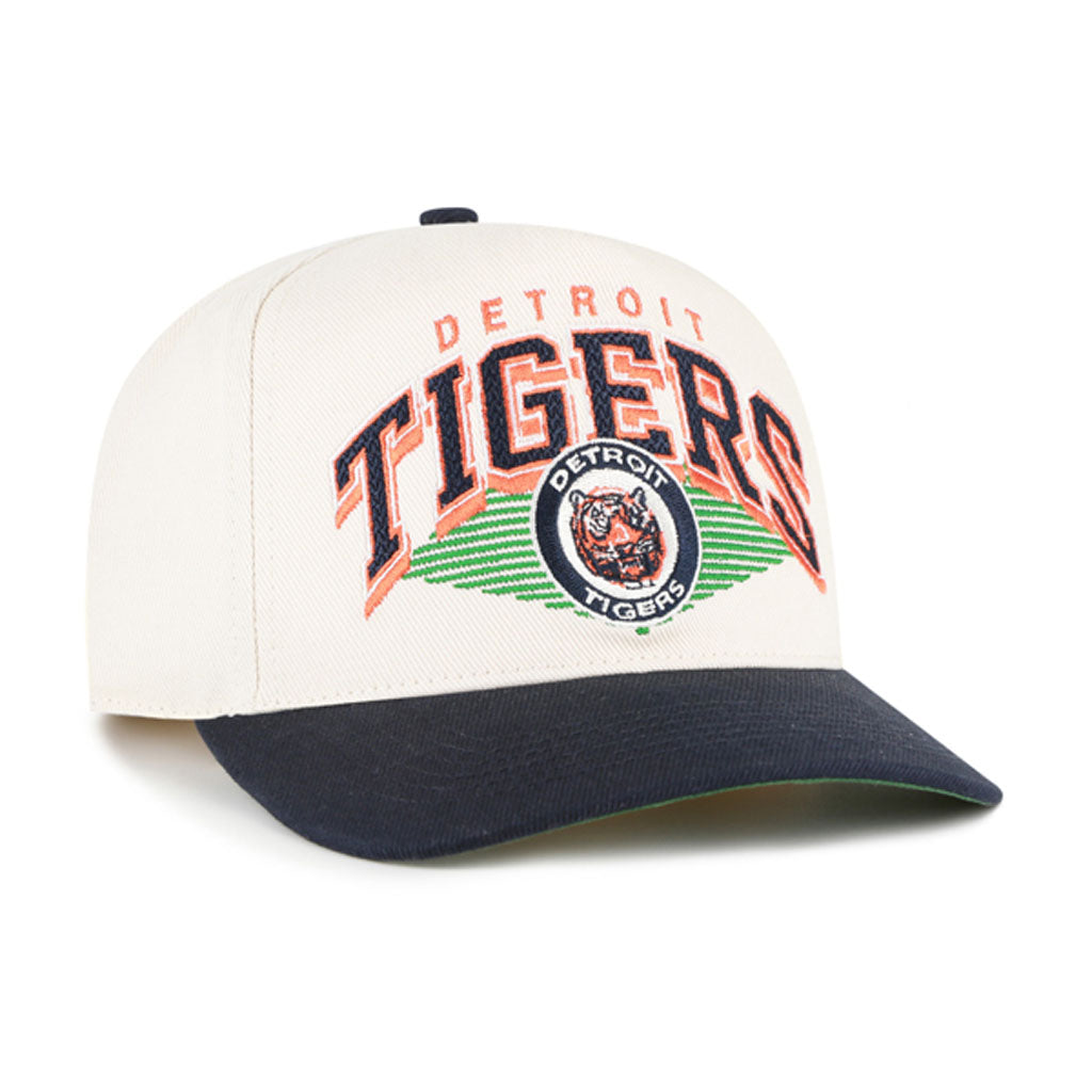 MLB Detroit Tigers '47 Pomona Two-Tone Hitch Adjustable Hat - Cream