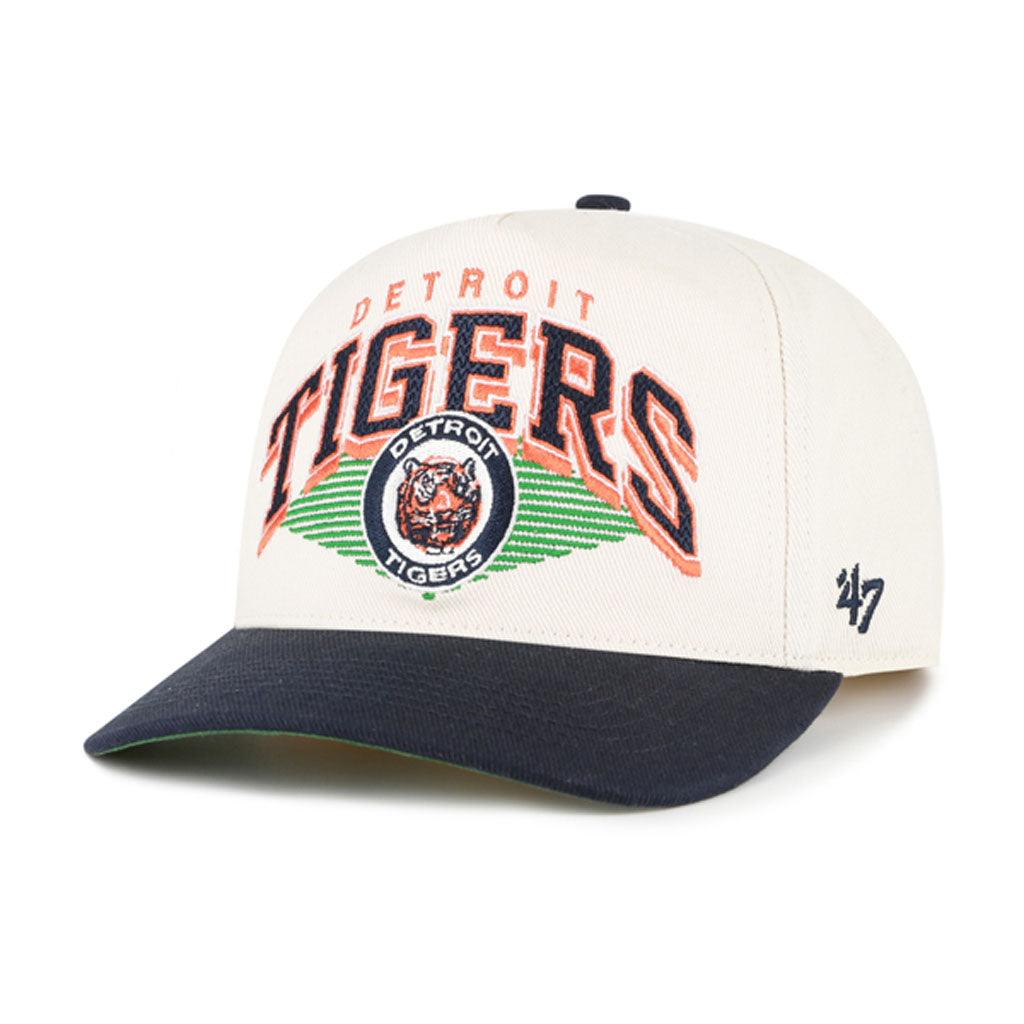 MLB Detroit Tigers '47 Pomona Two-Tone Hitch Adjustable Hat - Cream
