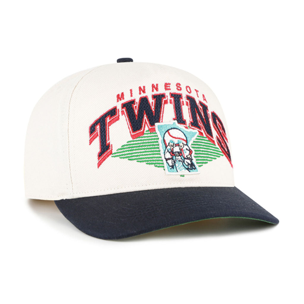 MLB Minnesota Twins '47 Pomona Two-Tone Hitch Adjustable Hat - Cream
