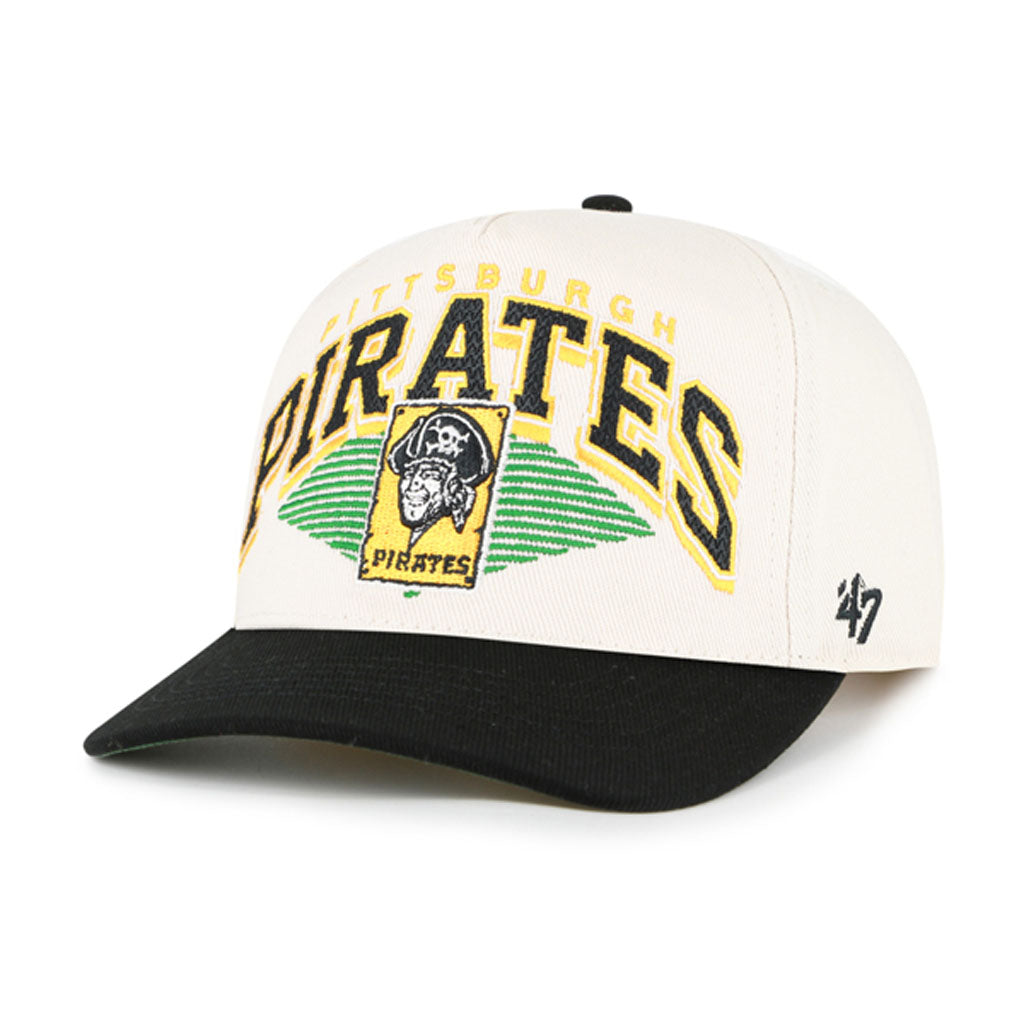 MLB Pittsburgh Pirates '47 Pomona Two-Tone Hitch Adjustable Hat - Cream