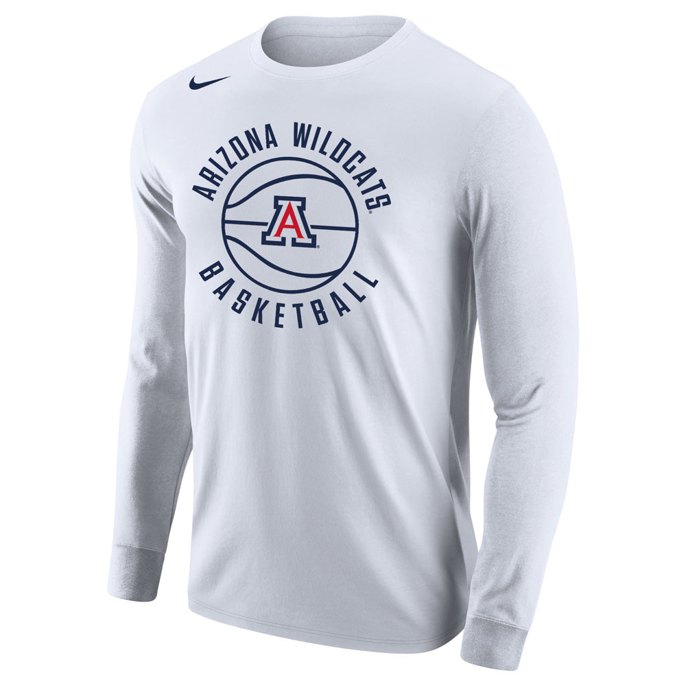 NCAA Arizona Wildcats Nike Basketball Core Long Sleeve Tee