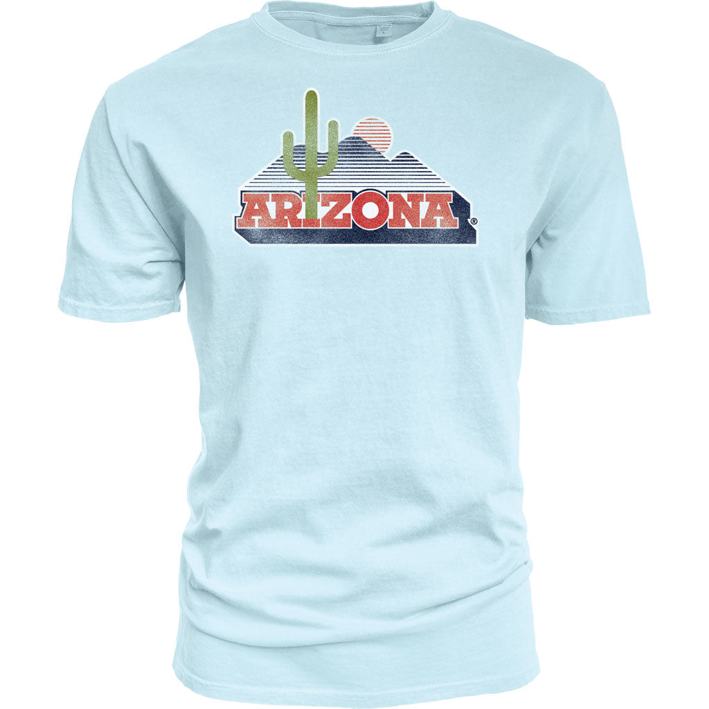 NCAA Arizona Wildcats Blue 84 Cactus Vault Logo T-Shirt - Light blue