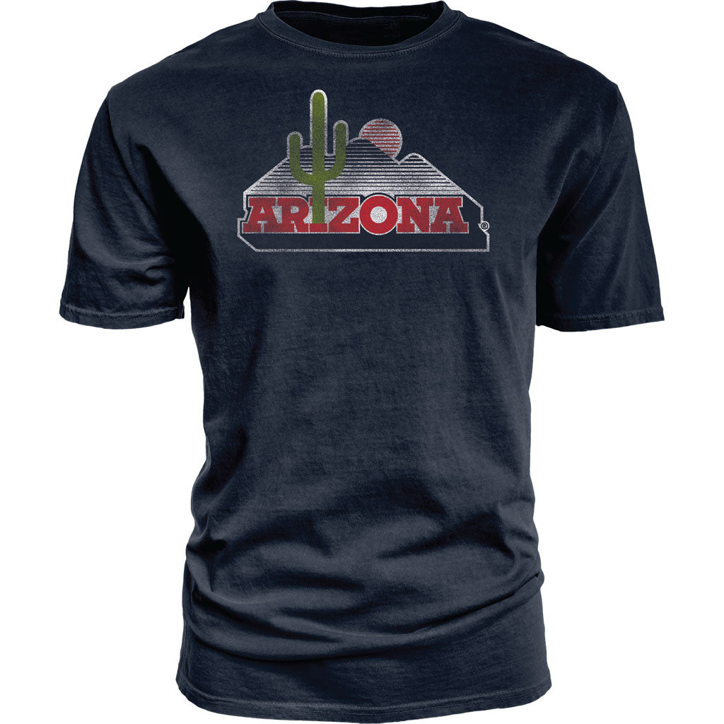 NCAA Arizona Wildcats Blue 84 Cactus Vault Logo T-Shirt - Navy