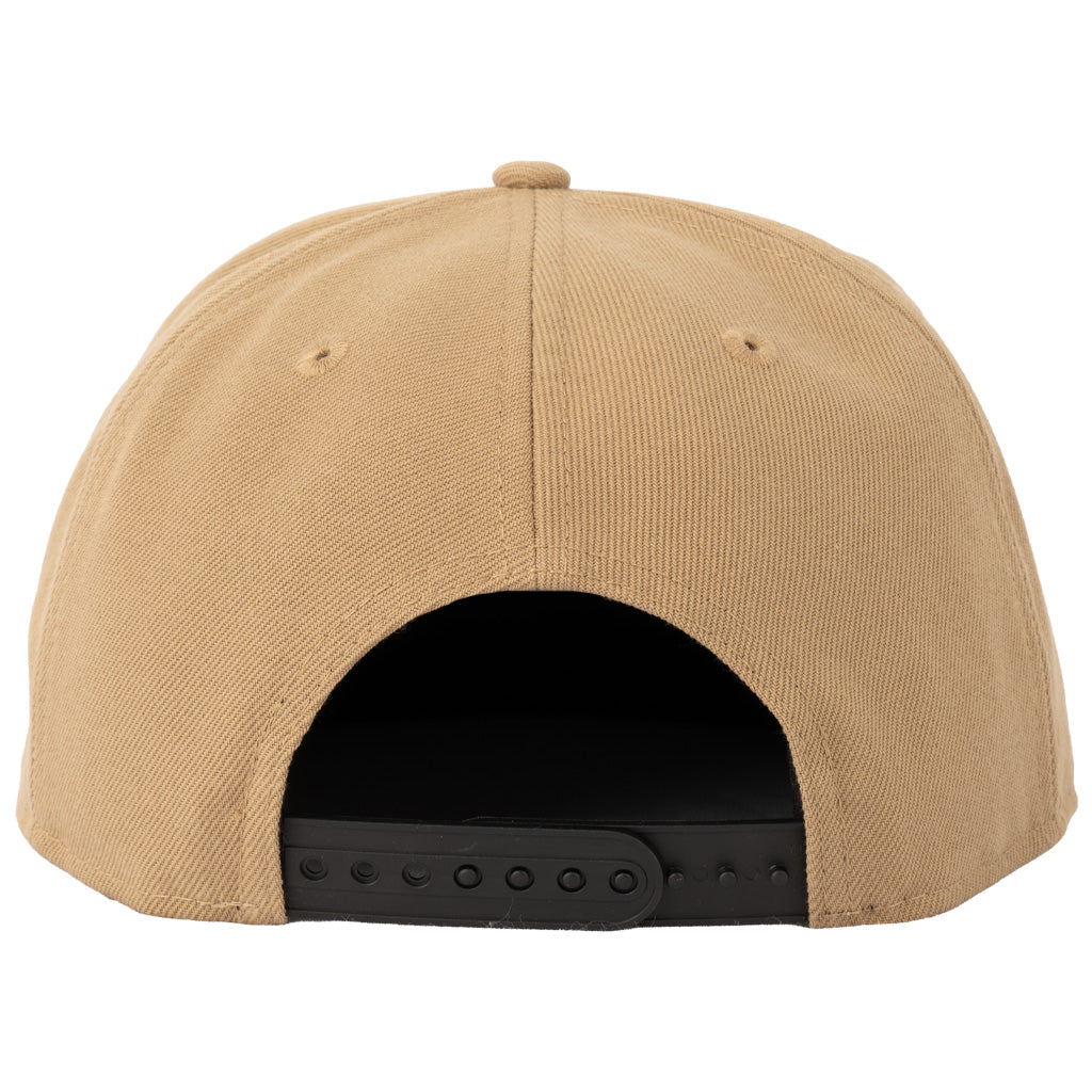 NFL Detroit Lions New Era Mocha 9FIFTY Snapback Hat - Khaki