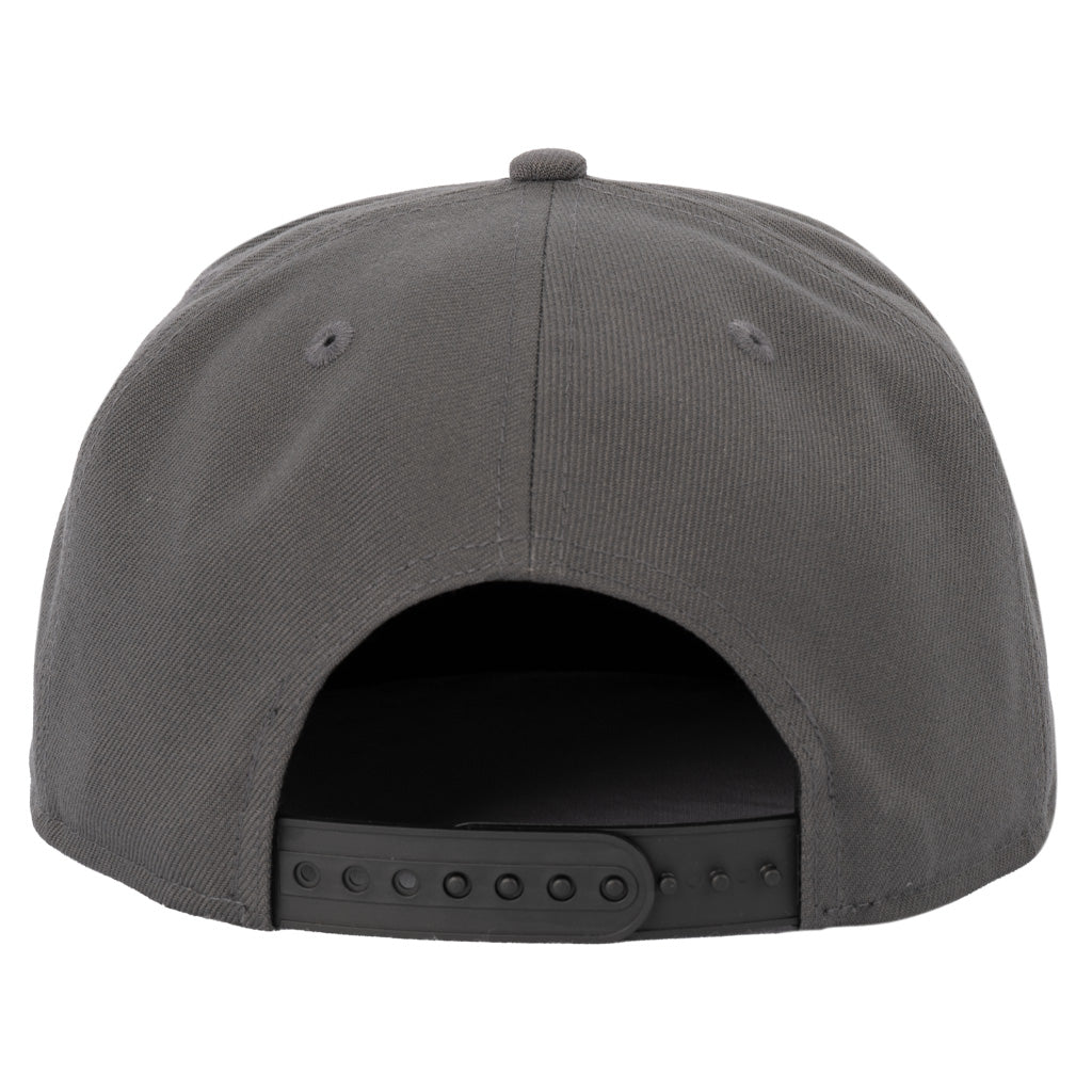 NHL Detroit Red Wings New Era Gray Prestige 9FIFTY Snapback Hat - Graphite
