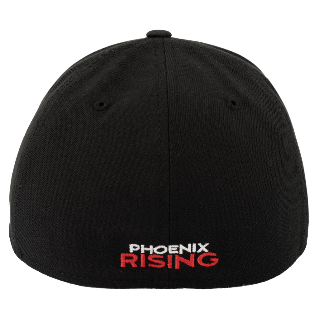 Phoenix Rising New Era Shield Featherweight 39THIRTY Flex Fit Hat - Black