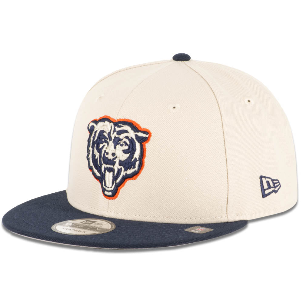 NFL Chicago Bears New Era Two-Tone Stone Color Focus 9FIFTY Snapback