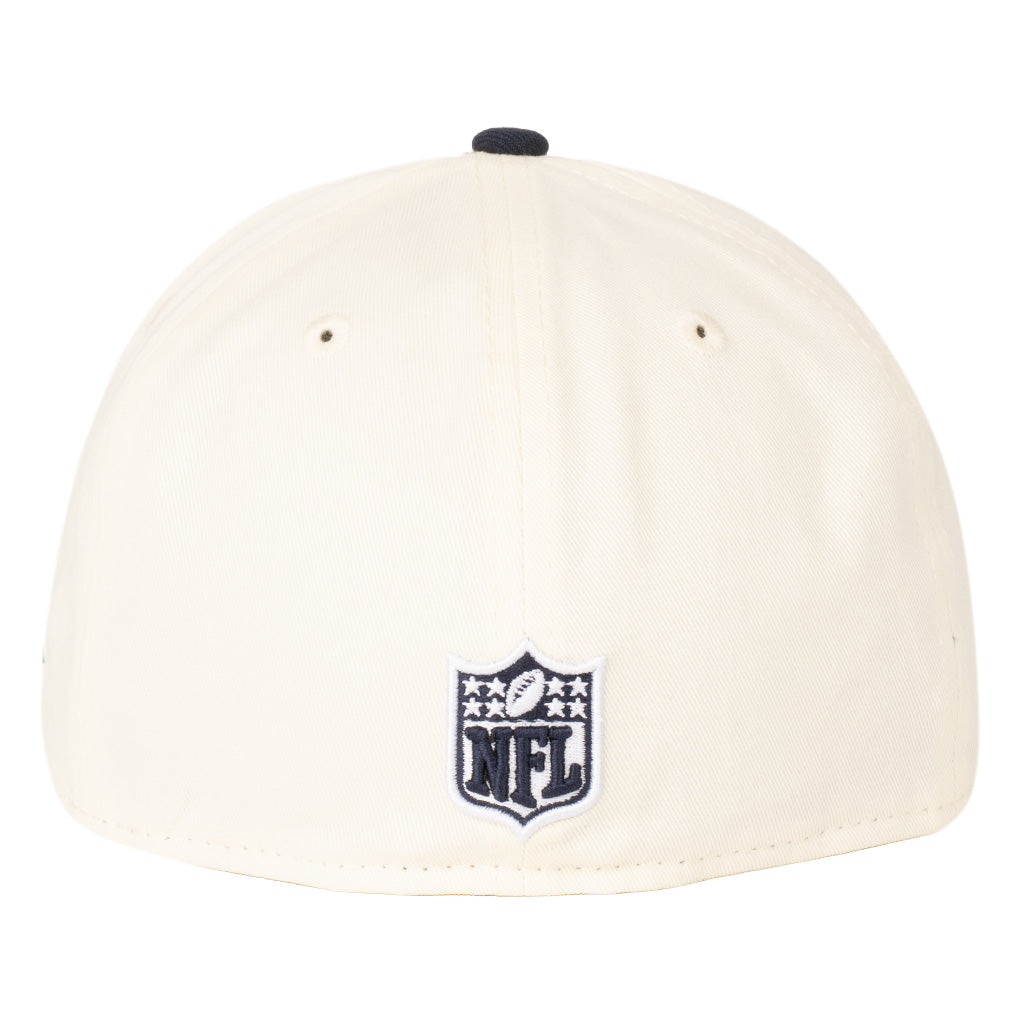 NFL Chicago Bears New Era Two-Tone Chrome 59FIFTY Fitted Hat - Cream