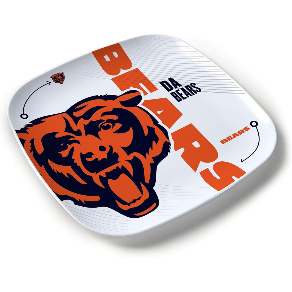 NFL Chicago Bears YouTheFan Dinner Plate